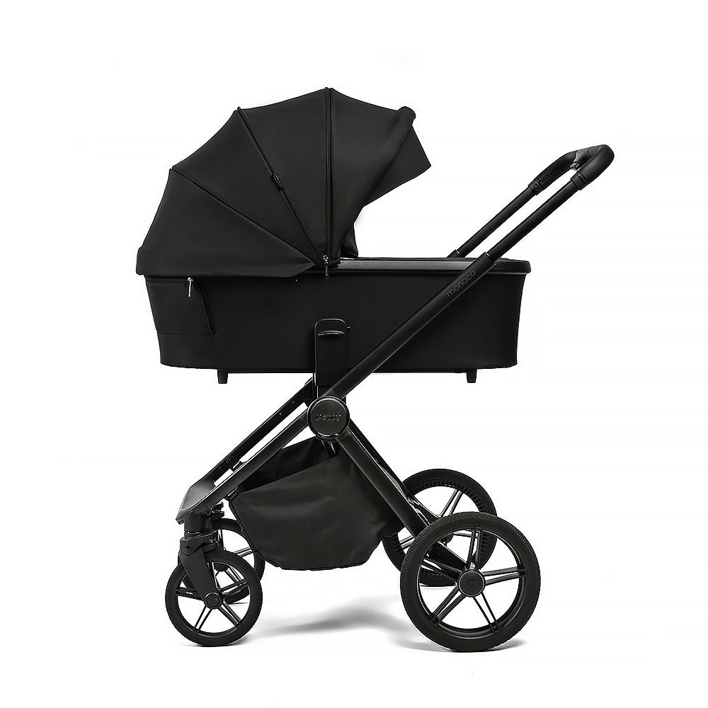 Коляска 2в1 Peppy Monaco Plus Black (рама черная)