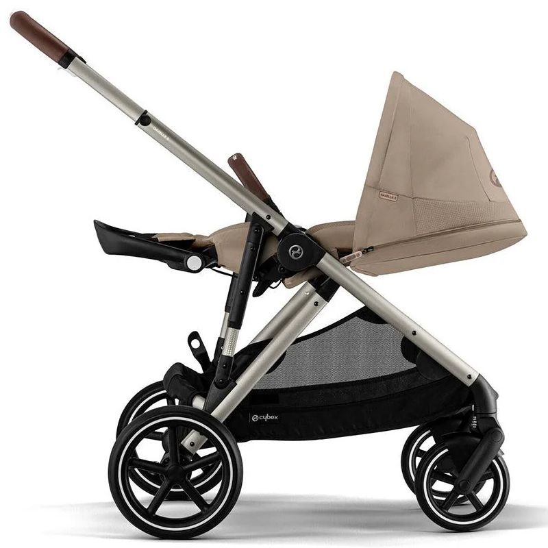 Прогулочная коляска для двойни Cybex Gazelle S BLK 2024