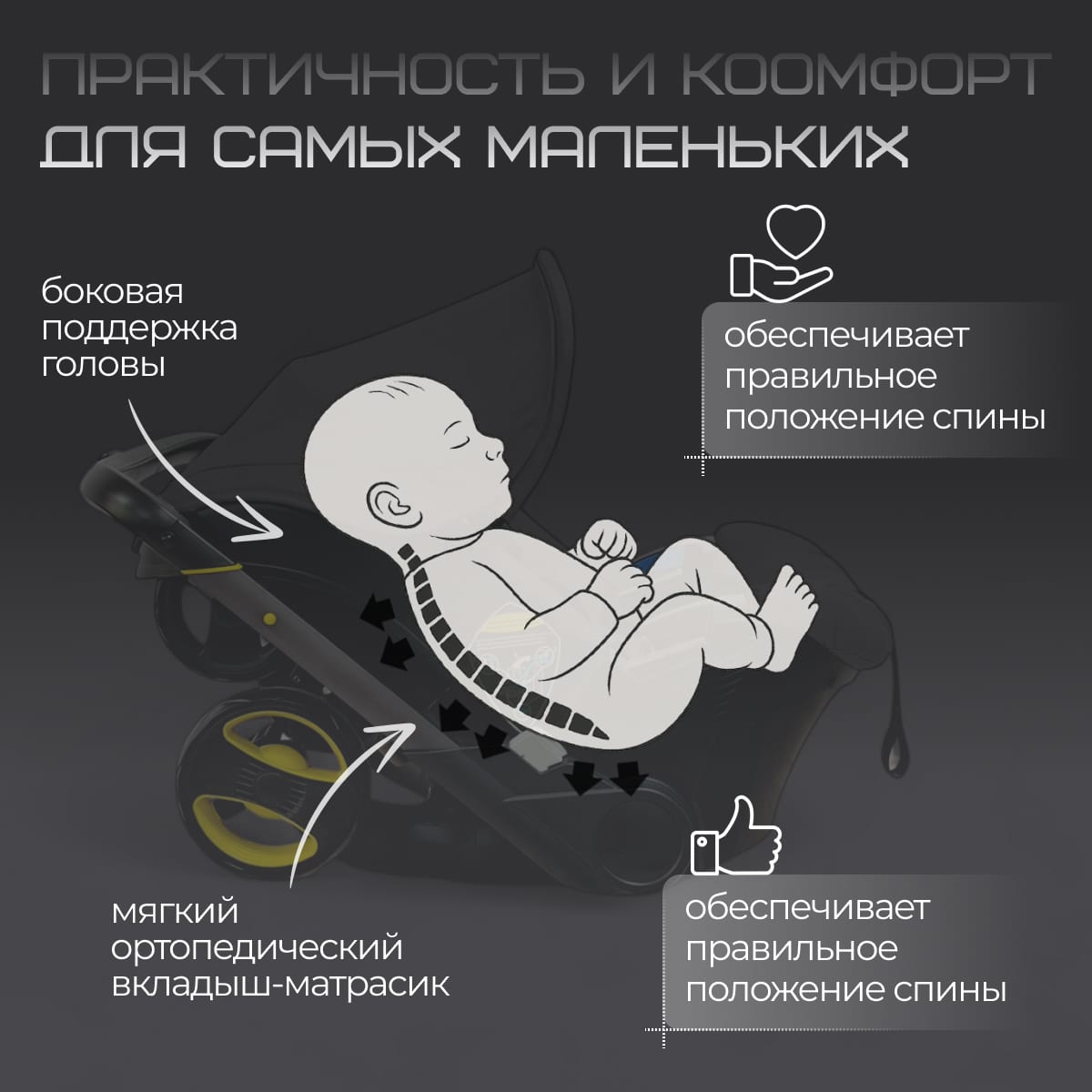 Коляска-автокресло BubaGO Mirco 4в1