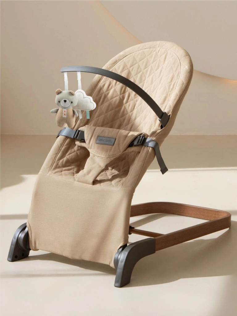 Детский шезлонг Amarobaby, Harmony, бежевый