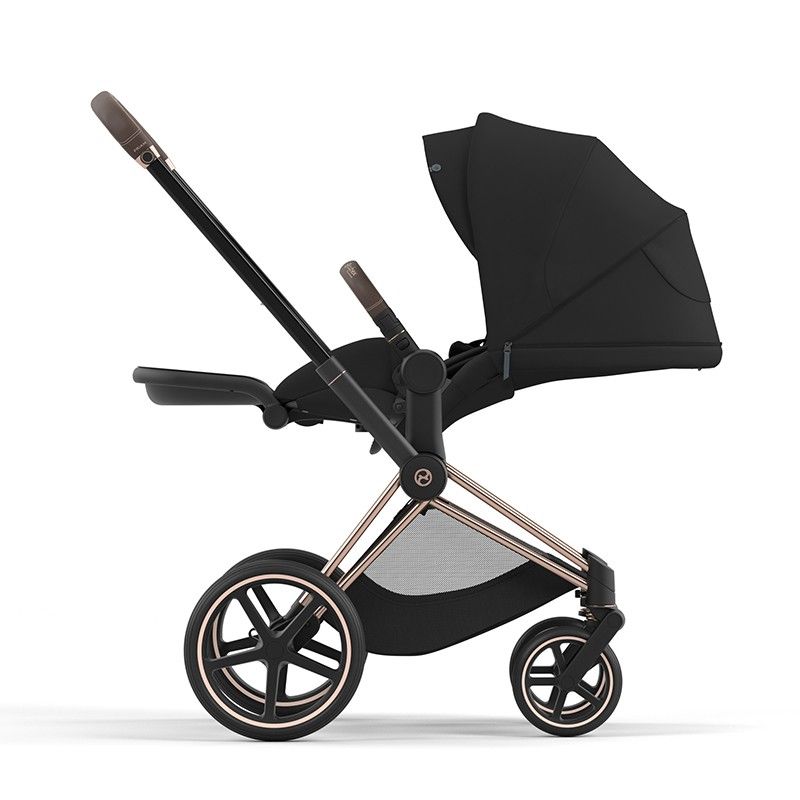 Cybex Priam IV коляска 2 в 1 Deep Black рама gold