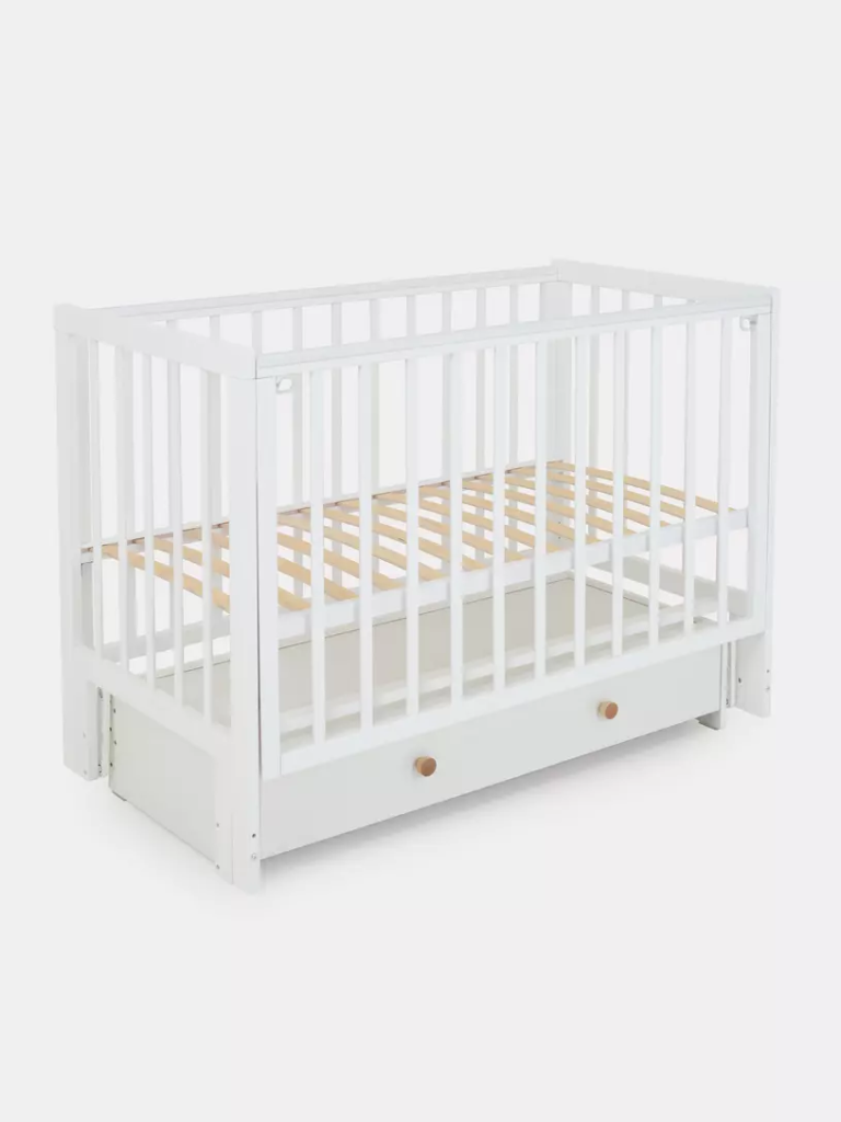 Кроватка Rant Indy Box CLOUD WHITE