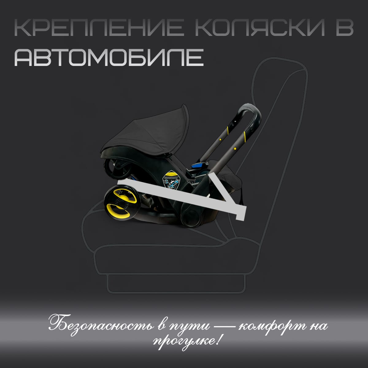 Коляска-автокресло BubaGO Mirco 4в1