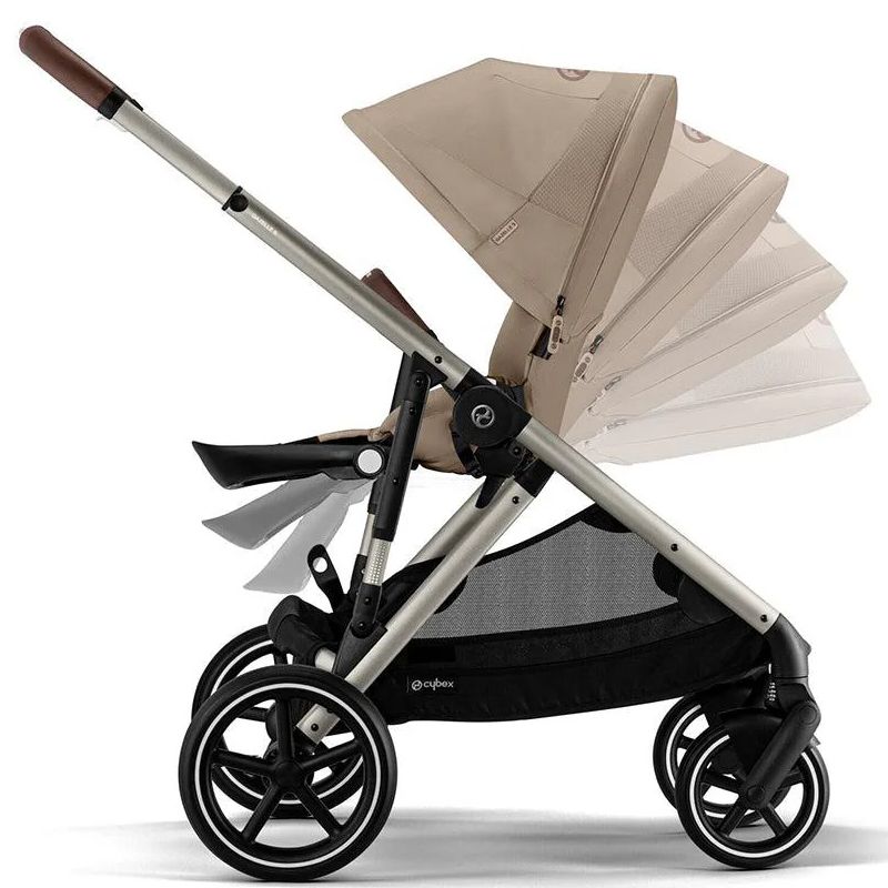 Прогулочная коляска для двойни Cybex Gazelle S BLK 2024