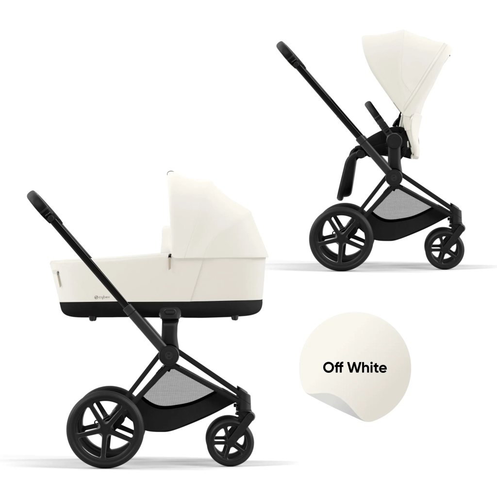 Cybex Priam IV Коляска 2 в 1, шасси IV Matt Black/Off White
