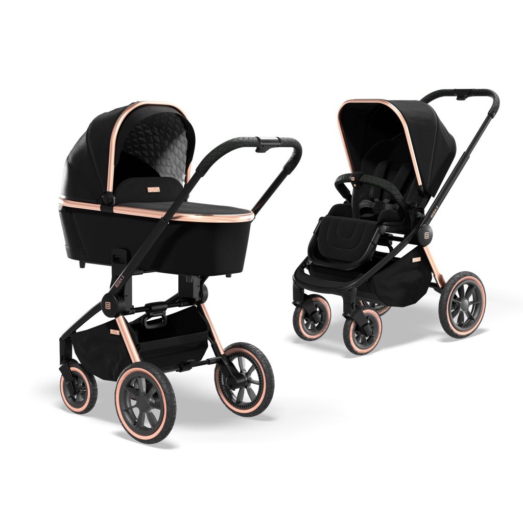 Коляска 2в1 Moon Resea S Rosegold