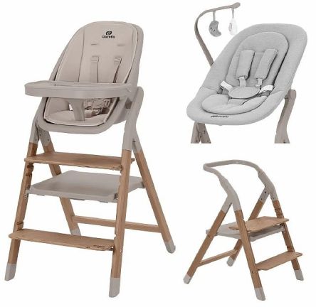 Стульчик для кормления Carrello Ergo, Shadow Beige (Темно-бежевый)
