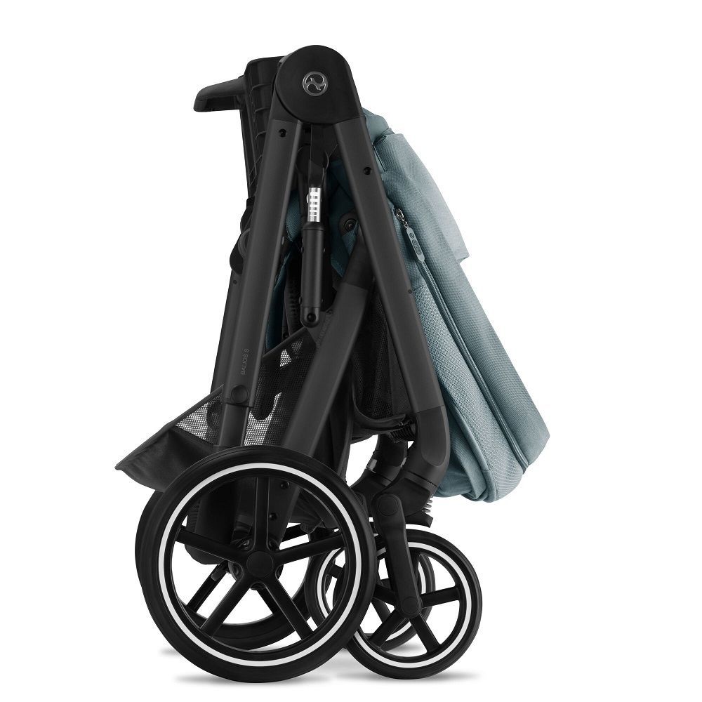 Коляска 3 в 1 Cybex Balios S Lux New 2023 шасси Black