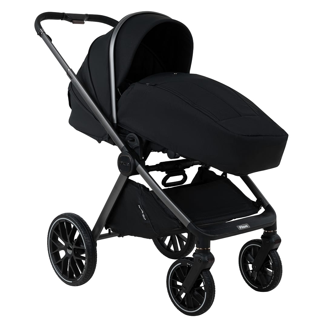 Коляска 2 в 1 Pituso Mayla Plus, Black/Graphite