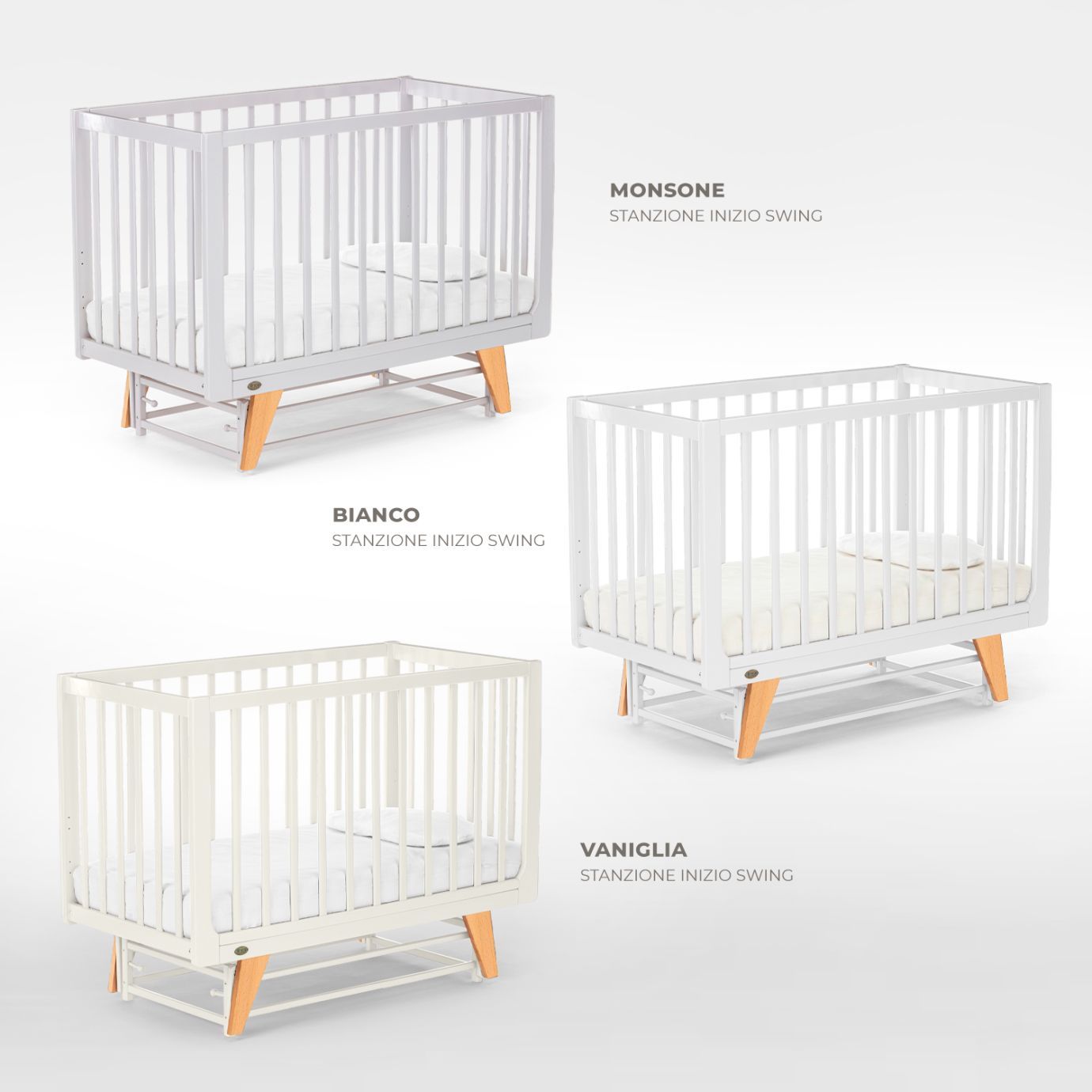 Кроватка детская NUOVITA STANZIONE INIZIO SWING