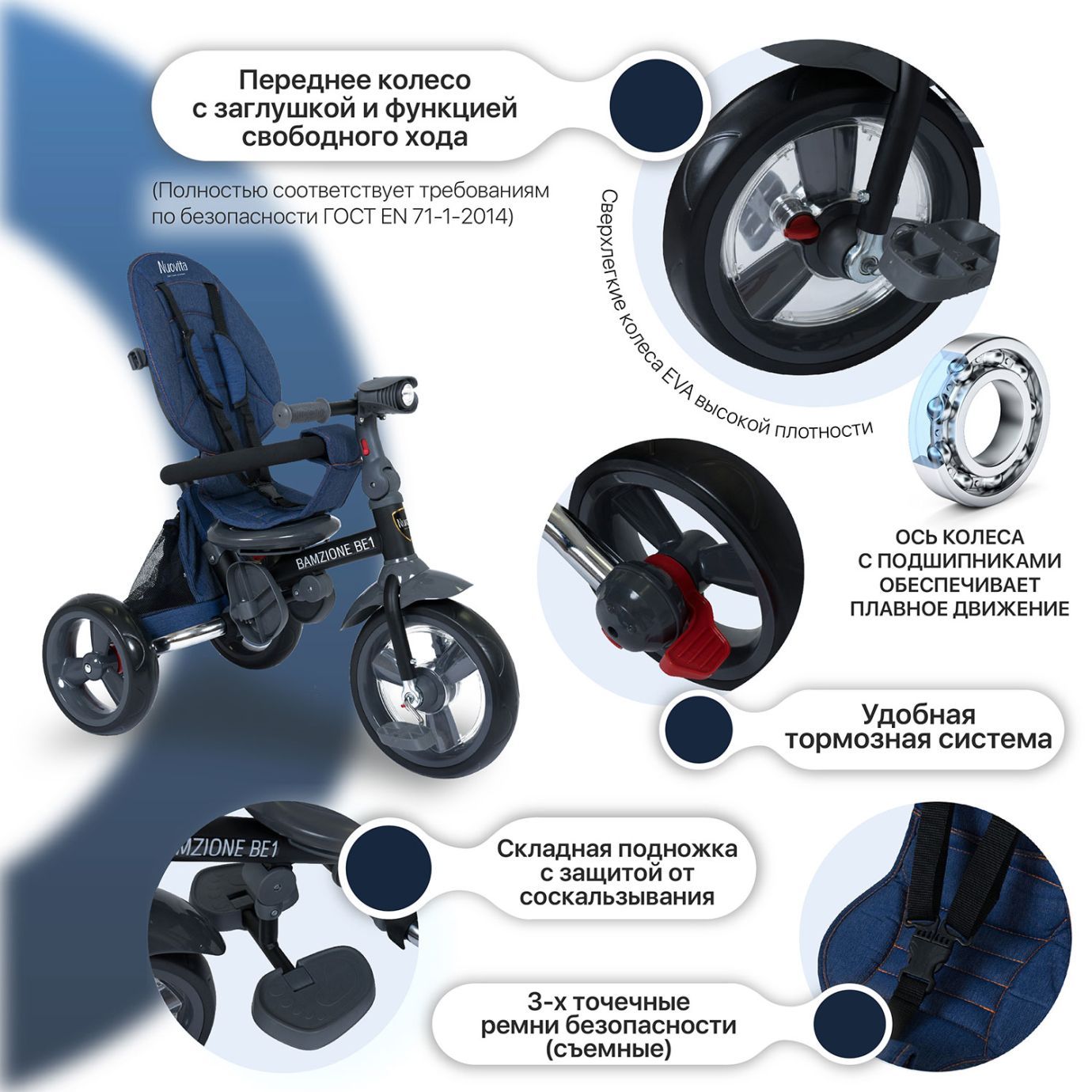 Велосипед NUOVITA BAMZIONE BE1