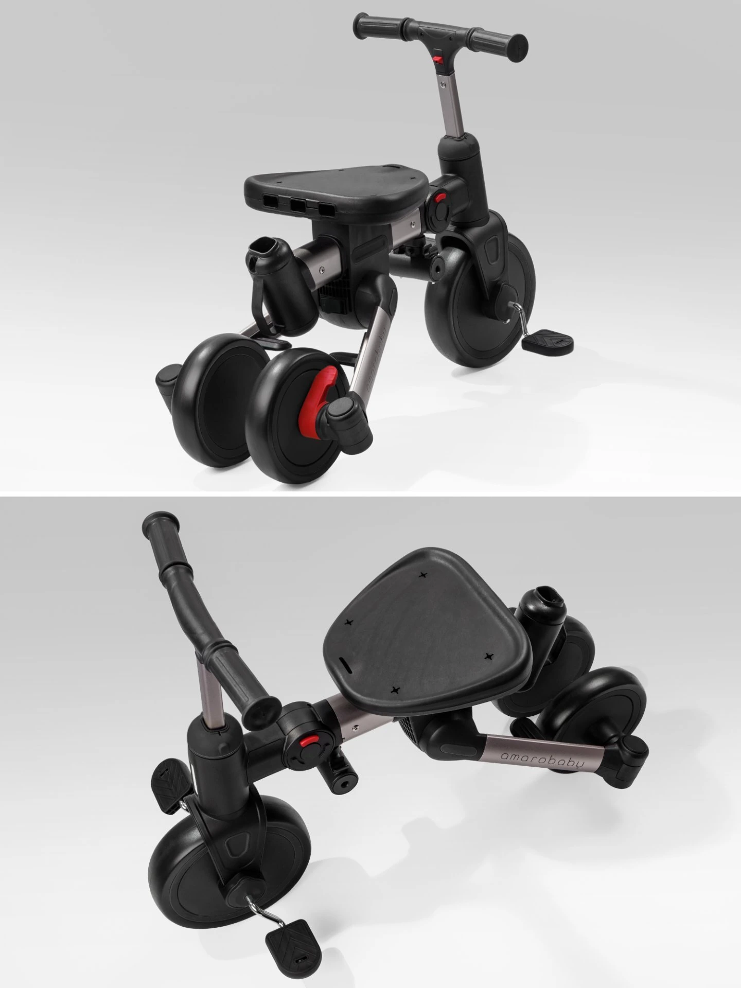 Велосипед многофункциональный Amarobaby, MultiRide черный