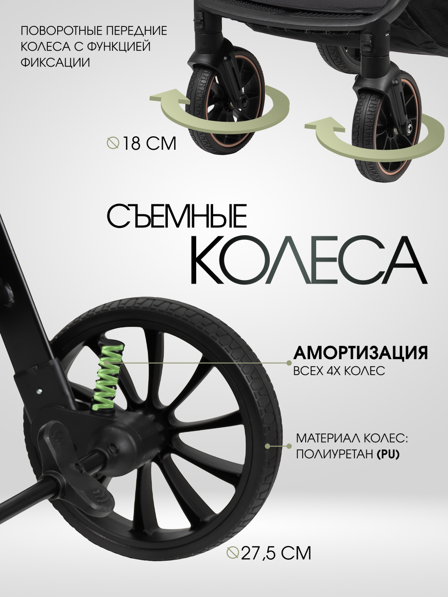 Коляска модульная 3в1 COSTA Райдер / Rider