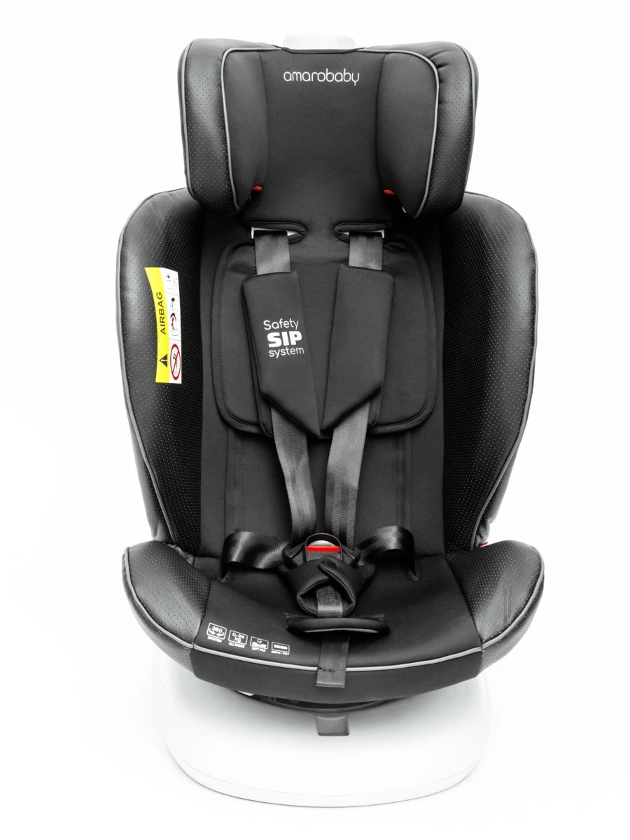 Автокресло детское CHAMPION, Isofix класс D, группа 0+/1/2/3 черный