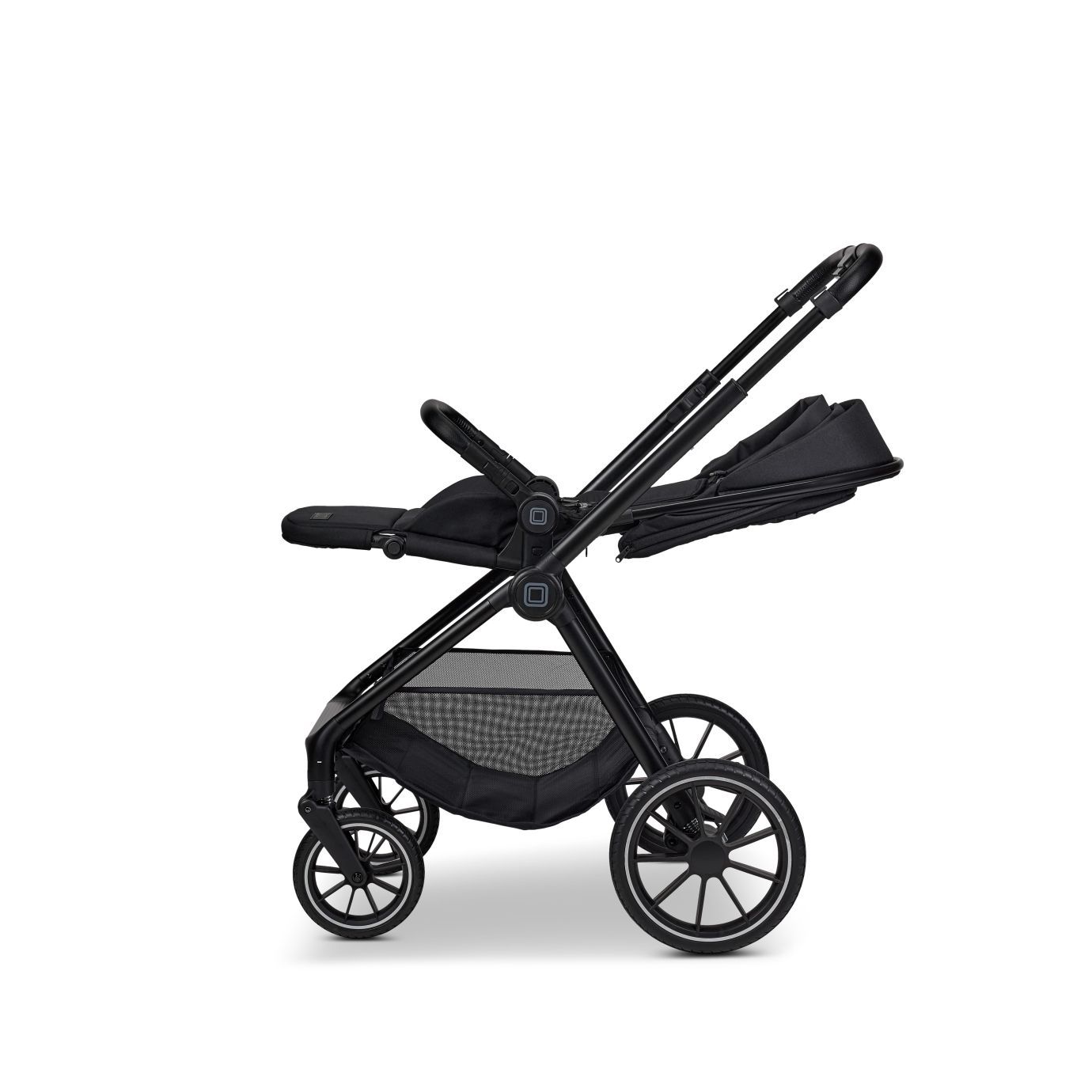 Коляска детская 2в1 Clicc onyx/melange 2025
