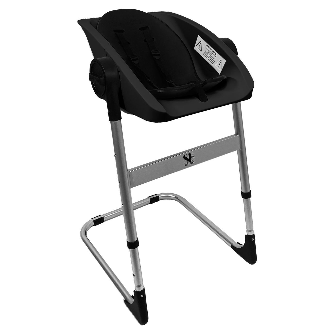Ванночка - стульчик для купания 2в1+ Charli Chair Black