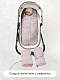 Конверт стеганый детский зимний Amarobaby HEAT, пудровый 85 размер