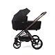 Коляска 2в1 Peppy Monaco Thermo Black (рама серо-коричневая)
