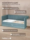 Диван - кровать 160х80 см Crecker ткань Микровелюр