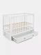 Кроватка Rant Indy Box CLOUD WHITE