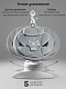 Качели электронные детские Smart swing, серый