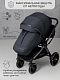 Коляска детская 2 в 1 Amarobaby Motus, серый