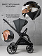 Коляска детская 2 в 1 Amarobaby Motus, серый