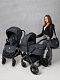 Коляска детская 2 в 1 Amarobaby Motus, серый
