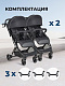 Kоляска детская прогулочная Comfy Go Comfort 2025 для двойни