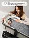 Конверт стеганый детский зимний Amarobaby HEAT, серый 85 размер