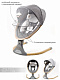 Электронные качели детские AMAROBABY ERGO SWING, серый