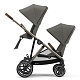 Прогулочная коляска для двойни Cybex Gazelle S BLK 2024