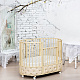Круглая кроватка EVA «VIP», декор бархат