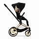 Детская коляска Cybex PRIAM IV FE JS Wings (с золотыми крыльями) с прогулочным блоком и рамой