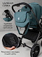 Коляска детская 2 в 1 Amarobaby Motus, бирюзовый