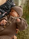 Комбинезон вязаный детский Pure Love Tot, демисезонный, коричневый