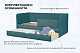 Диван - кровать 160х80 см Crecker ткань Микровелюр