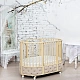 Круглая кроватка EVA «VIP», декор бархат