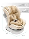 Автокресло детское CHAMPION, Isofix класс D, группа 0+/1/2/3 бежевое