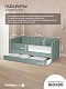 Диван - кровать 160х80 см Crecker ткань Микровелюр