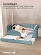 Диван - кровать 160х80 см Crecker ткань Микровелюр