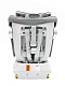 Автокресло детское CHAMPION, Isofix класс D, группа 0+/1/2/3 серый