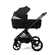Коляска 2в1 Peppy Monaco Thermo Black (рама серо-коричневая)