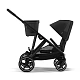 Прогулочная коляска для двойни Cybex Gazelle S BLK 2024