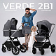 Коляска Sweet Baby Verde Silver Dark Grey