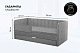 Диван - кровать 160х80 см Crecker ткань Микровелюр