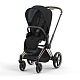Cybex Priam IV коляска 2 в 1 Deep Black рама gold