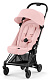 Cybex Coya Matt Black Peach Pink с дождевиком