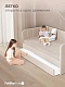Диван - кровать 160х80 см Crecker ткань Микровелюр